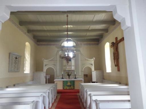 Innenraum der Choriner Dorfkirche